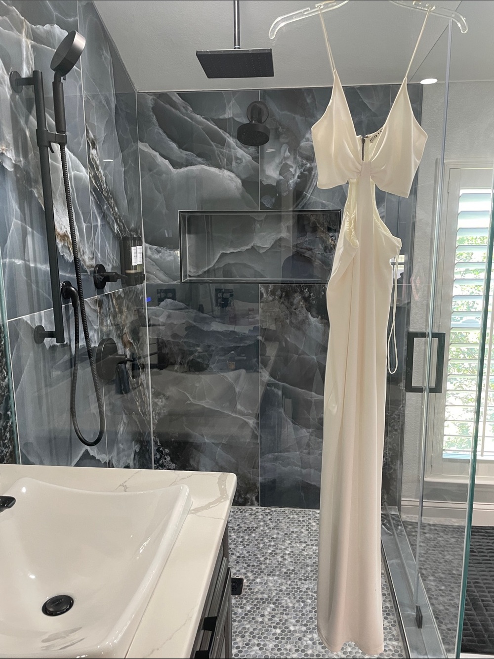 Alice and Olivia Havana Crème Dress
